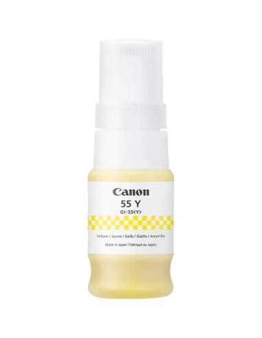 Botella tinta canon gi - 55 ink amarillo
