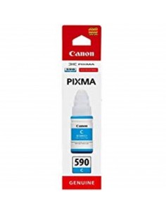 Botella tinta canon gi - 590c cian 70ml 7000 paginas