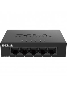 Switch d - link 5 puertos gigabite plug & play metal