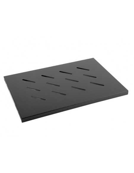 Bandeja fija lanberg 1u 496x280 mm hasta 120 kg rack de 19 negro