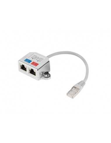 Adaptador lanberg splitter ethernet ftp rj45 a 2x rj45