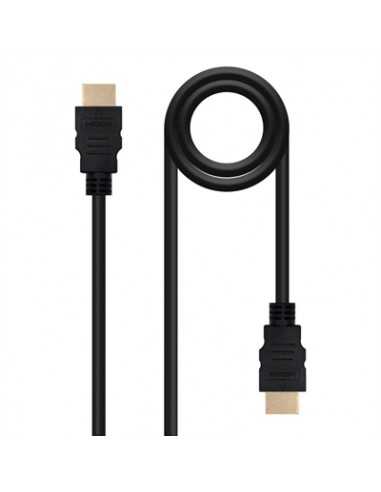 Cable hdmi 1.3 nanocable 1m - macho - macho - negro