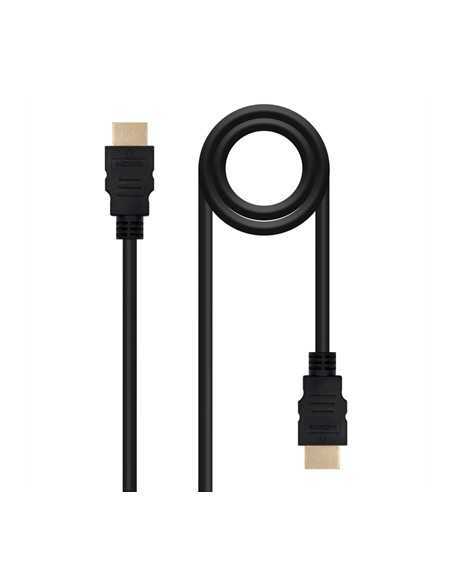 Cable hdmi 1.3 nanocable 1m - macho - macho - negro