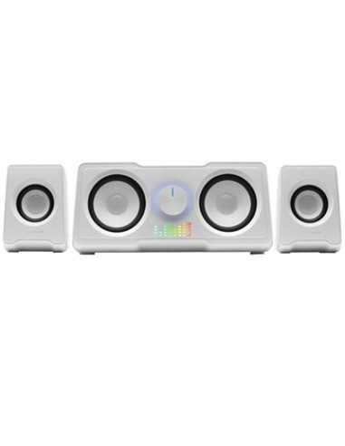 Altavoces mars gaming ms22w 2.2 35w usb + jack 3.5mm blanco