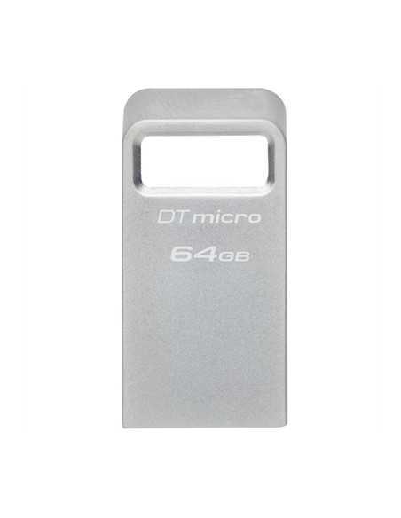 Memoria usb 3.2 kingston 64gb datatraveler dtmc3g2 metal