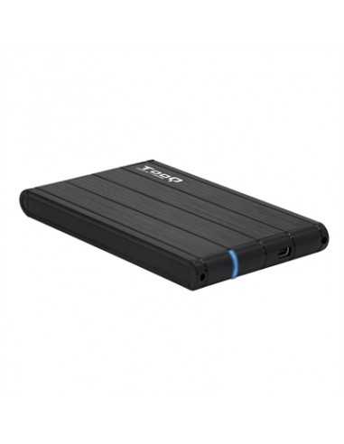 Caja externa tooq tqe - 2530b para hdd 2.5 pulgadas sata 3 usb 3.0 negro