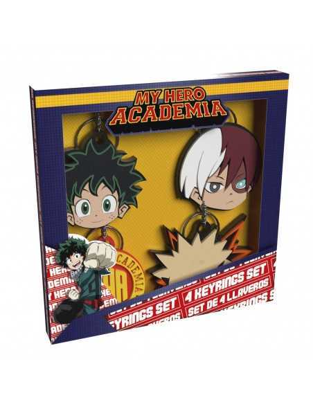 Set llaveros cyp brands my hero academia 4 llaveros