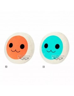 Peluche banpresto taiko no tatsujin donkatsu face plush 37cm 1 unidad aleatoria