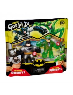 Pack de 2 figuras bandai goo jit zu dc hÃ©roes batman vs the riddler