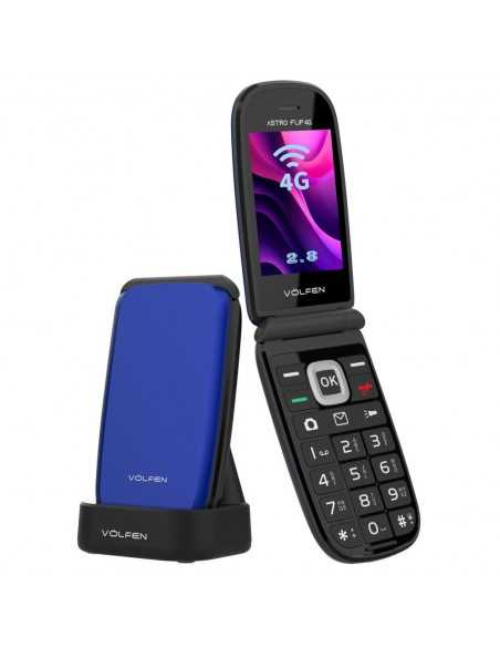 Telefono movil volfen astro flip 4g azul