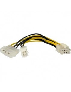 Cable alimentacion placa - micro 4 pin hembra y molex a 8 pin macho