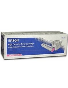 Toner tinta epson s050227 magenta de alta capacidad 5000 pag aculaser c2600xx