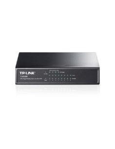 Switch 8 puertos 10 - 100mbps con 4 ptos poe tp - link