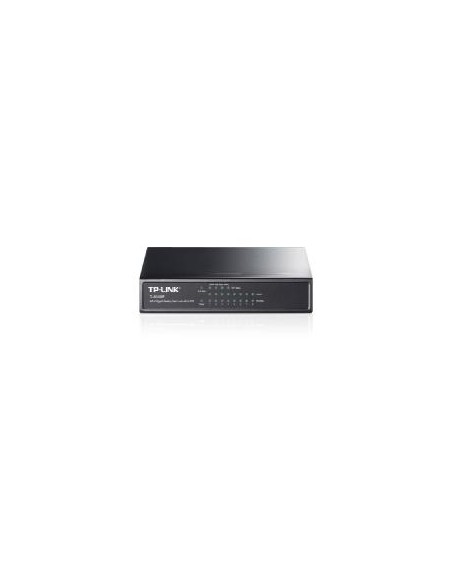 Switch 8 puertos 10 - 100mbps con 4 ptos poe tp - link