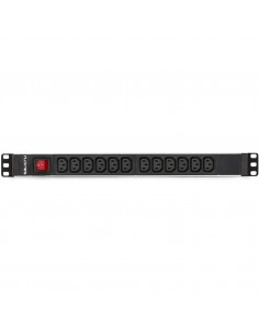 Regleta salicru para rack 19 pulgadas sps pdu 12 tomas iec interruptor