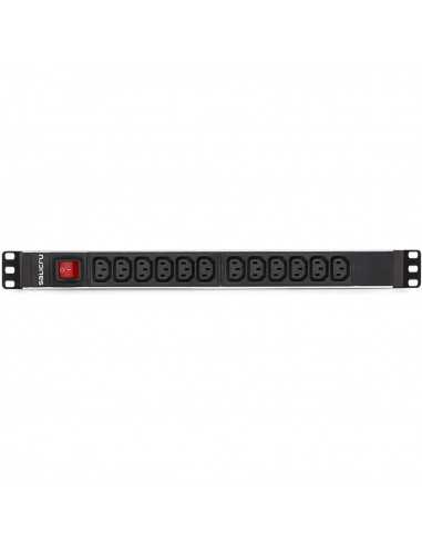 Regleta salicru para rack 19 pulgadas sps pdu 12 tomas iec interruptor