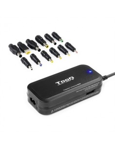 Cargador portatil universal tooq tqlc - 90bs02m 90w 1 x usb 12c negro