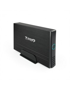 Caja externa tooq tqe - 3520b para hdd 3.5 pulgadas sata usb 2.0 negro