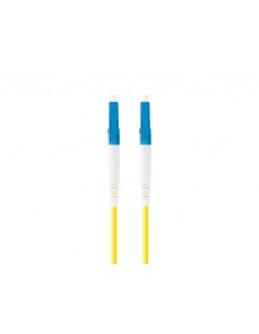 Latiguillo fibra optica lc - upc lanberg 10m mono simplex g657a1 lszh amarillo