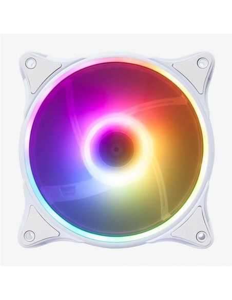 Ventilador caja gaming hiditec argb - n - 18 120mm blanco
