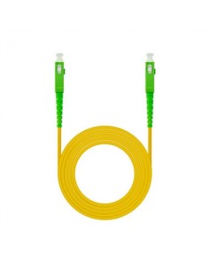 Latiguillo cable fibra optica mono nanocable sc - apc lszh amarillo 5m