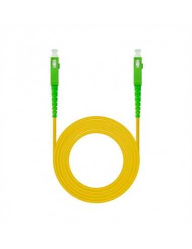 Latiguillo cable fibra optica mono nanocable sc - apc lszh amarillo 5m