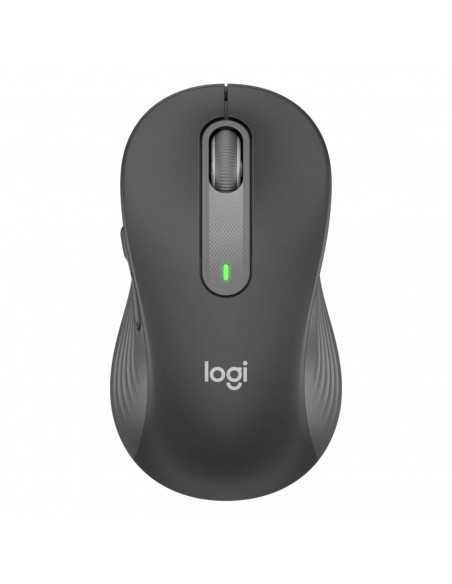 Mouse raton logitech m650 for business grande wireless inalambrico grafito