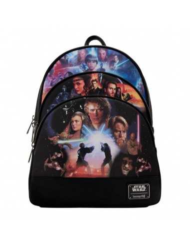 Mini mochila loungefly star wars trilogia 2