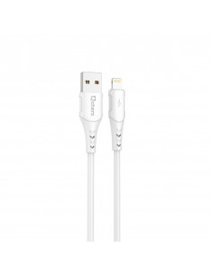 Cable qcharx lisbon usb a tipo c 3a - 1 m - pvc blanco