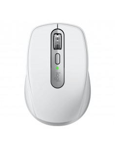 Mouse raton logitech mx anywhere 3s wireless inalambrico bluetooth gris palido