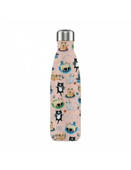 Botella isotermica enesco crazy cats