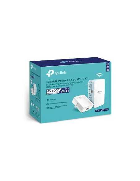 Kit de adaptadores powerline ac tp - link tl - wpa7517 kit dual band