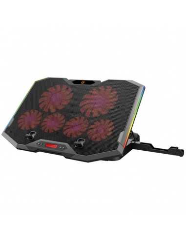 Soporte - base de refrigeracion conceptronic thyia01b para portatiles hasta 17 pulgadas 6 ventiladores