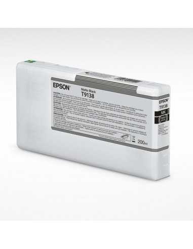 Cartucho tinta epson t9138 negro mate 200ml