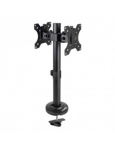 Soporte mesa tooq db1132tn - b vesa 2 brazos hasta 32 pulgadas 100x100mm max 8kg - brazo