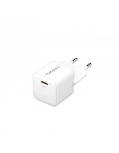 Cargador pared intenso gan w30c usb tipo c blanco