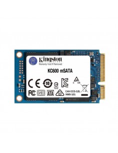 Disco duro interno ssd kingston kc600 256gb msata sata 6gb - s