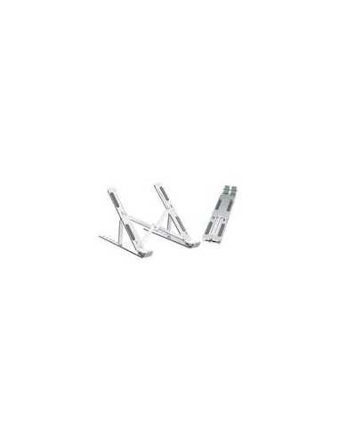 Soporte de mesa plegable de viaje ewent ew1266 para ordenador portatil 10 - 15.6 pulgadas aleacion de aluminio