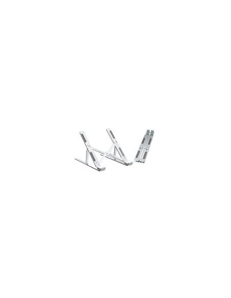 Soporte de mesa plegable de viaje ewent ew1266 para ordenador portatil 10 - 15.6 pulgadas aleacion de aluminio