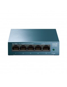 Switch 5 puertos 10 - 100 - 1000 tp - link azul claro