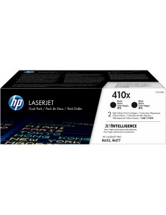 Pack toner hp laserjet 410x alta capacidad 2 uds cf410xd