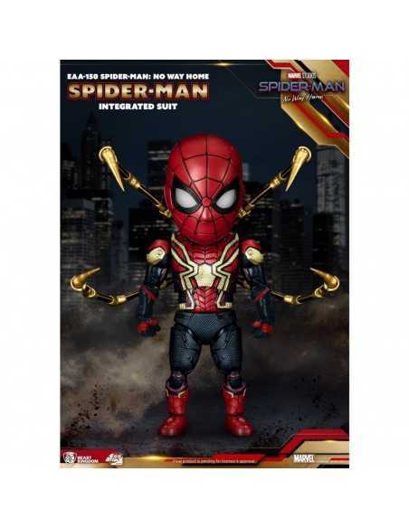 Figura beast kingdom egg attack marvel spider - man no way home traje integrado
