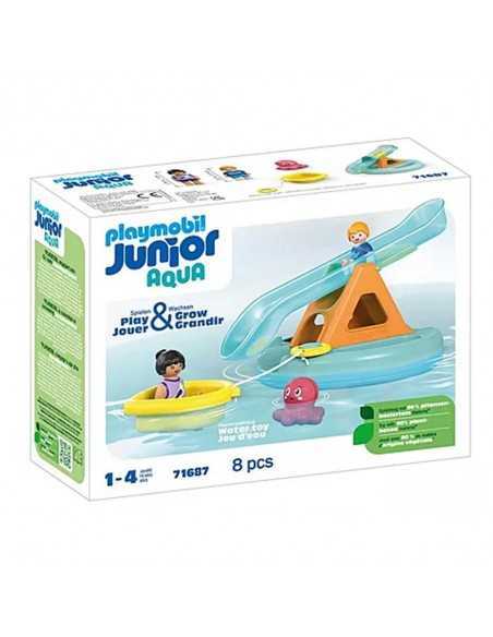 Playmobil junior aqua: isla de baÃ±o con tobogán