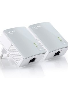 Pack x2 adaptadores de red linea electrica 500mbps powerline tp - link tl - pa4010kit
