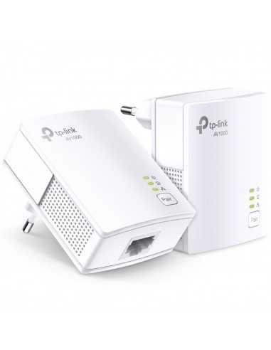 Kit de adaptadores powerline tp - link tl - pa7017 kit gigabit av1000