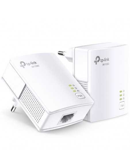 Kit de adaptadores powerline tp - link tl - pa7017 kit gigabit av1000