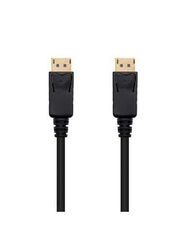 Cable displayport m - m 3m nanocable negro retail dp - m - dp - m - 3m - conectores oro - 5.4 gbits