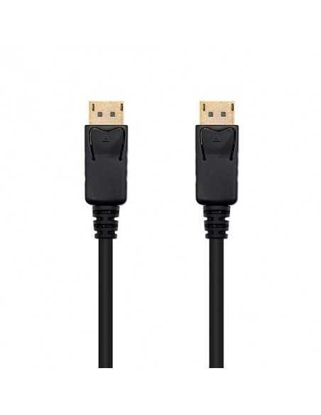 Cable displayport m - m 3m nanocable negro retail dp - m - dp - m - 3m - conectores oro - 5.4 gbits