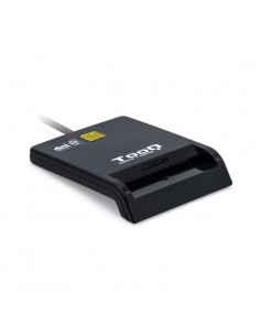Lector de tarjetas externo tooq tqr - 211b dnie sim usb - c negro