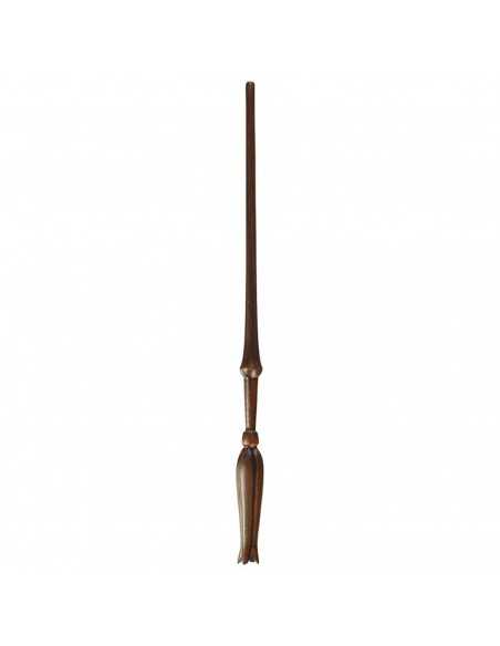 Replica the noble collection harry potter varita de luna lovegood caja decorada & placa identificativa